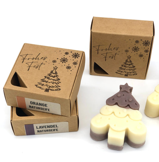 Weihnachtsseife TANNE - Lavendel