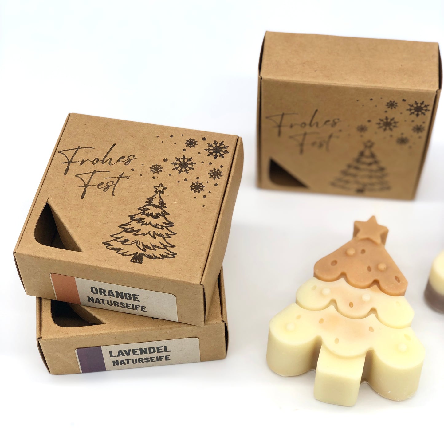 Weihnachtsseife TANNE - Orange