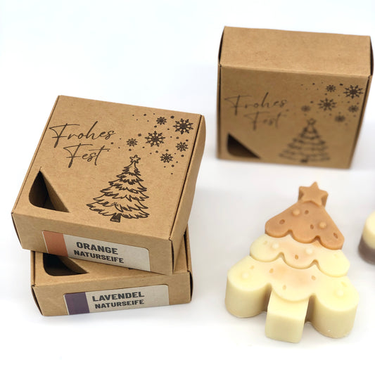 Weihnachtsseife TANNE - Orange