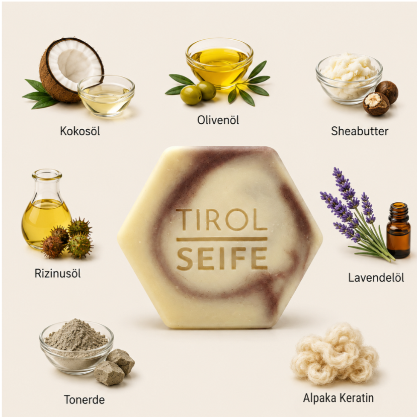 LAVENDEL I ALPAKA KERATIN SEIFE