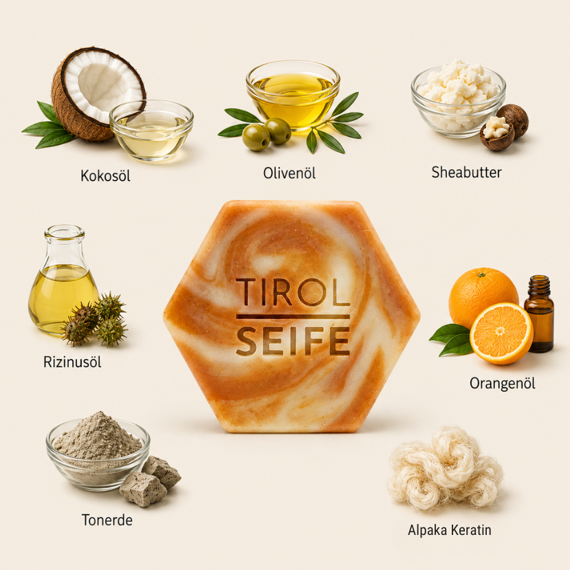 ORANGE I ALPAKA KERATIN SEIFE