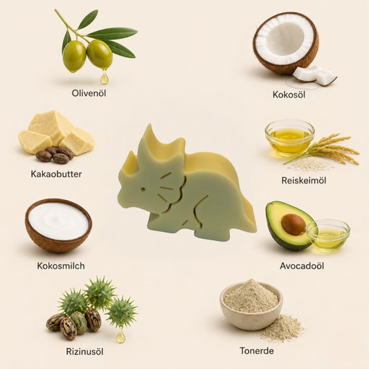 DINOSAURIER KINDERSEIFE I TRICERATOPS