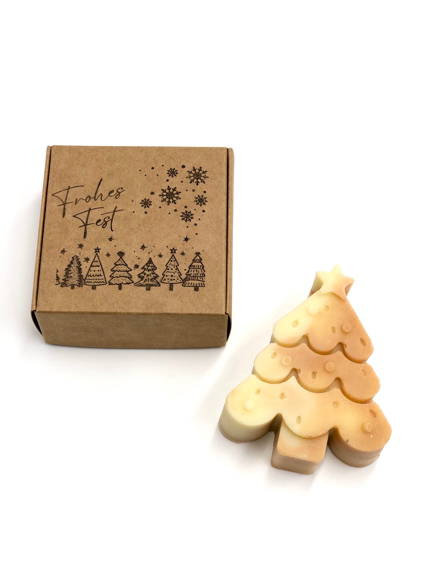 WEIHNACHTSSEIFE ORANGE | NATURSEIFE IN TANNENFORM