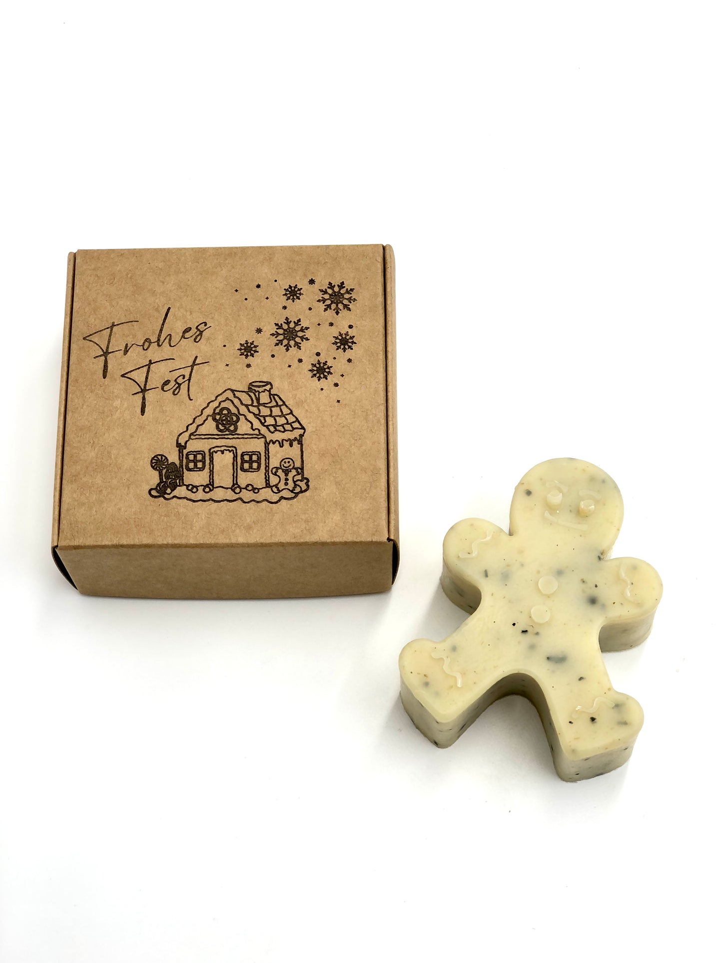 WEIHNACHTSSEIFE SANDELHOLZ | NATURSEIFE IN LEBKUCHENMANN FORM