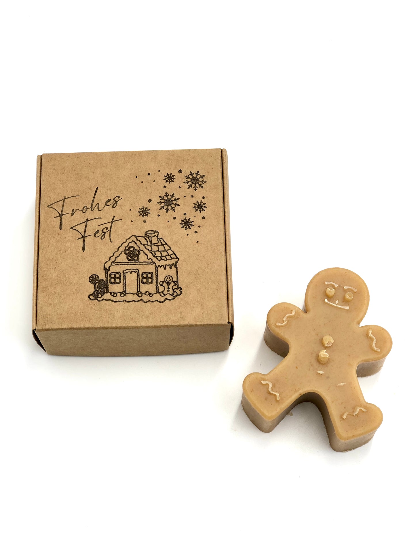 WEIHNACHTSSEIFE WALDHONIG-ZITRONE | NATURSEIFE IN LEBKUCHENMANN FORM