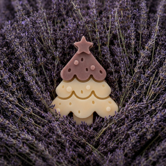 WEIHNACHTSSEIFE LAVENDEL | NATURSEIFE IN TANNENFORM