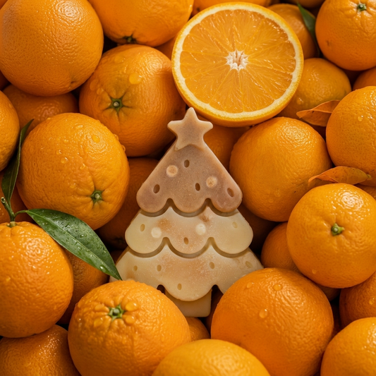 WEIHNACHTSSEIFE ORANGE | NATURSEIFE IN TANNENFORM
