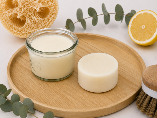 SPÜLSEIFE ALOE VERA - ZITRONE I SET mit GRATIS GLAS