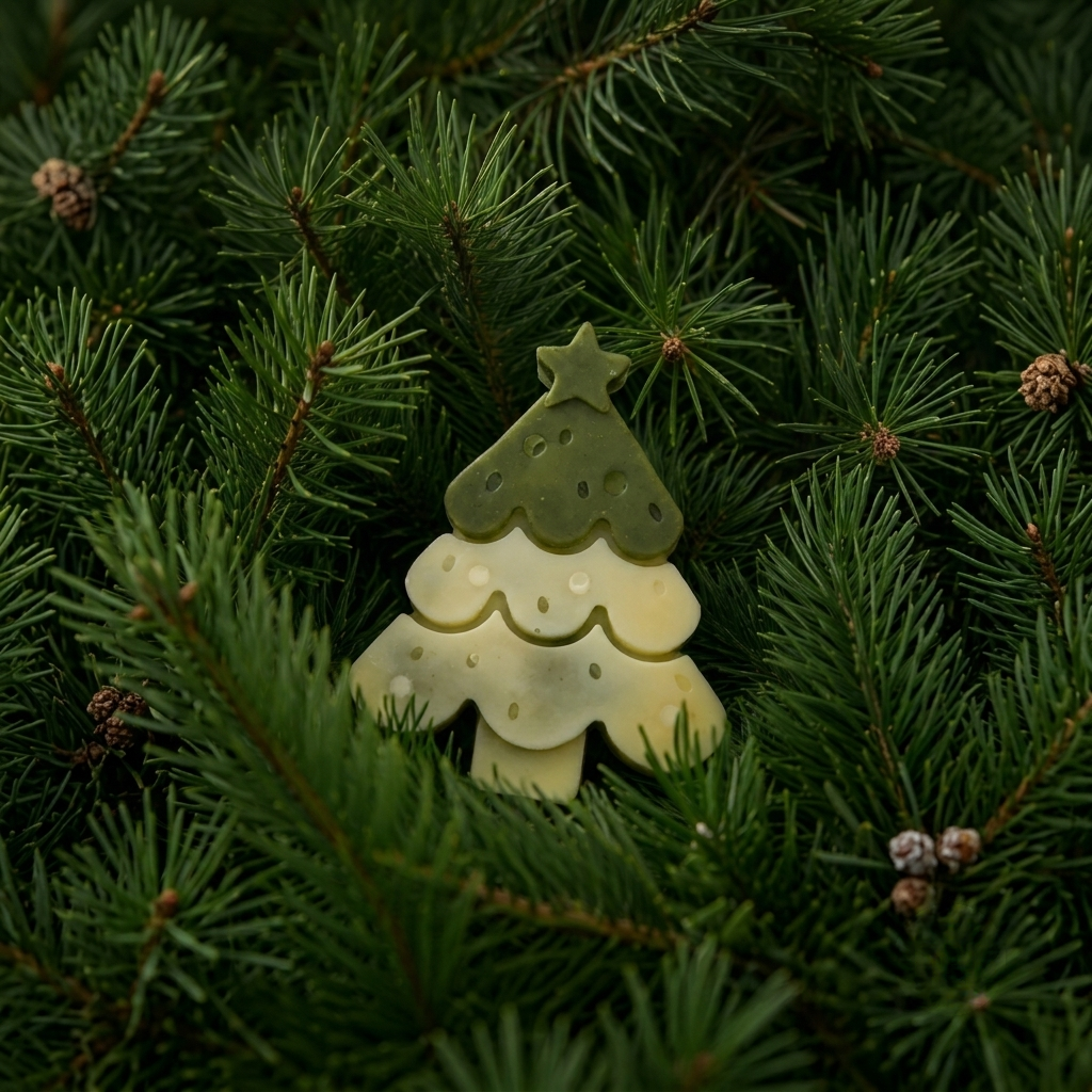 WEIHNACHTSSEIFE ZIRBE | NATURSEIFE IN TANNENFORM