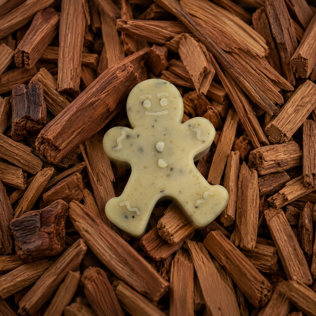 WEIHNACHTSSEIFE SANDELHOLZ | NATURSEIFE IN LEBKUCHENMANN FORM