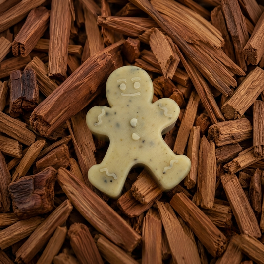 WEIHNACHTSSEIFE SANDELHOLZ | NATURSEIFE IN LEBKUCHENMANN FORM