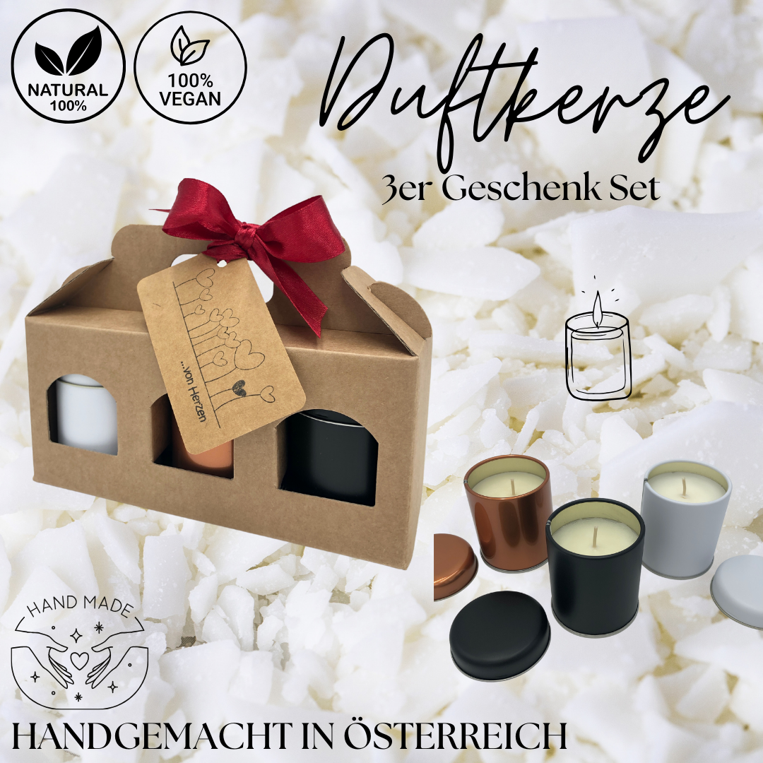 Geschenkset I Duftkerzen ...VON HERZEN